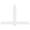 Ekena Millwork Eugene Architectural Grade PVC Gable Bracket, 72"W x 48"H x 2"D x 6"F, 16/12 Pitch GBP072X48X0206EUG00 - alternate 3